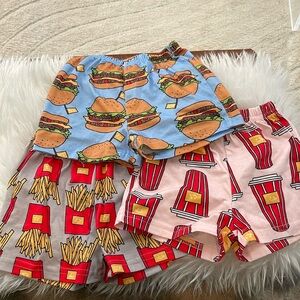 6-9 month shorts set